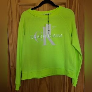 Calvin Klein Lime Green Crewneck